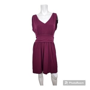 Rock & Republic Sleeveless Empire Waist Burgandy Dress Size M